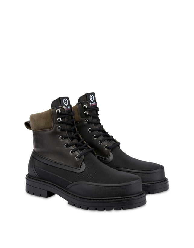 Combat Boot Ice Cracker in Vitello e Crosta Photo 2