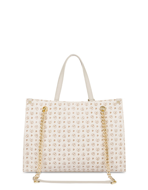 Borsa Doppio Manico Heritage Soft Relief Avorio/avorio