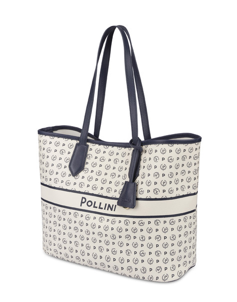Shopping Bag Heritage Marina Avorio/blu