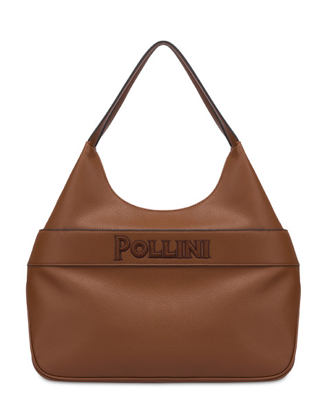 Hobo Bag Shield Cuoio