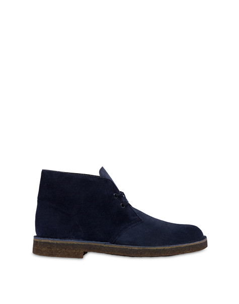 Desert Boot Preppy In Crosta Blu