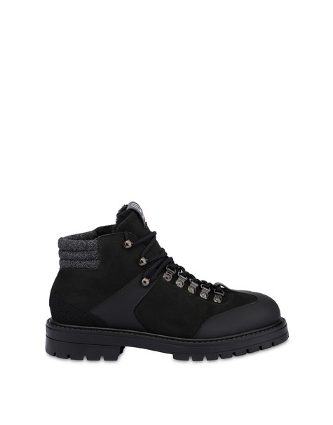 Pedula Ice Cracker In Nabuk Nero/nero/nero/grigio