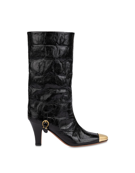 Stivale Muse In Vitello Stampato Cocco 