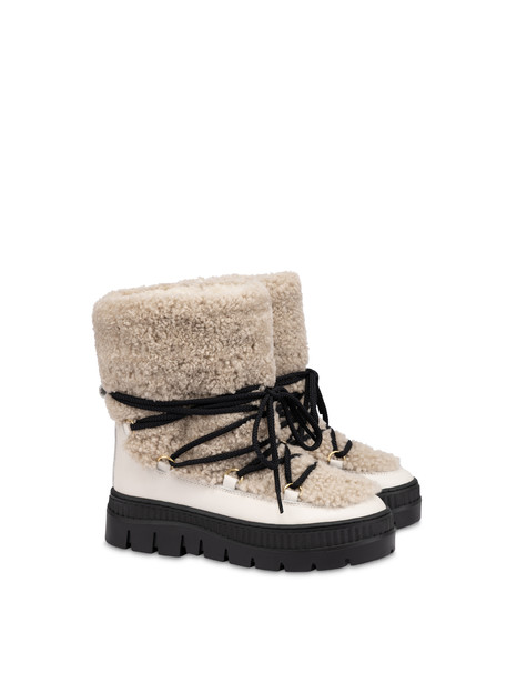 Ski Stivale Ice Cracker In Montone Ghiaccio/ghiaccio