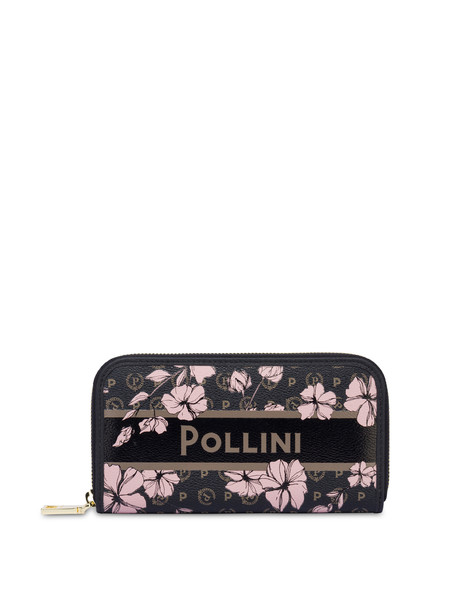 Portafoglio Zip Around In Heritage Marina Flower 