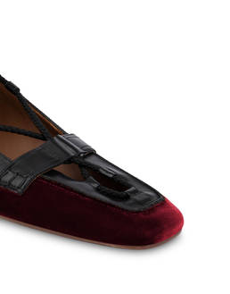 Mocassini Malibù in Velluto e Vitello Photo 4